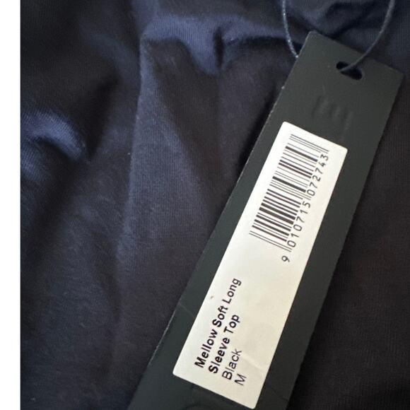 Oner Active Women's Black Mellow Soft Long Sleeve Top Size M - Picture 3 of 7